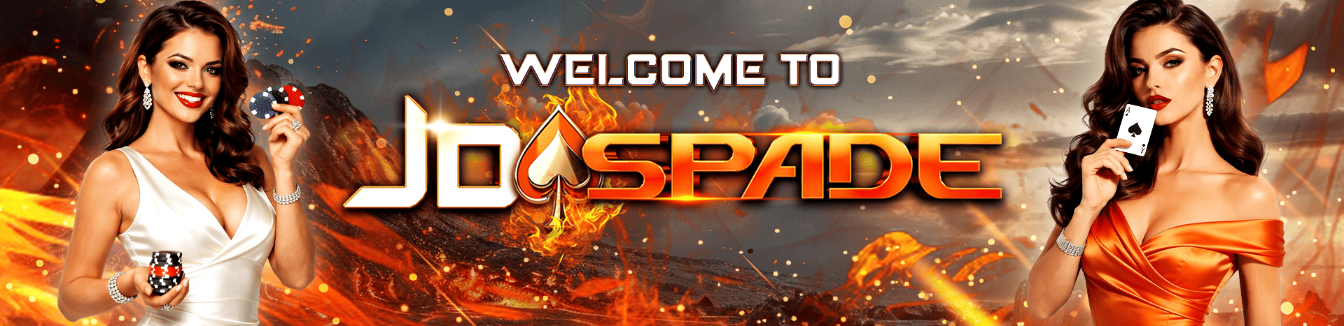 JD Spade Casino Welcome Banner - Play Slots, Live Casino, and Win Big in the Philippines